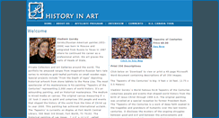 Desktop Screenshot of historyinart.net