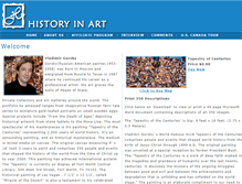 Tablet Screenshot of historyinart.net